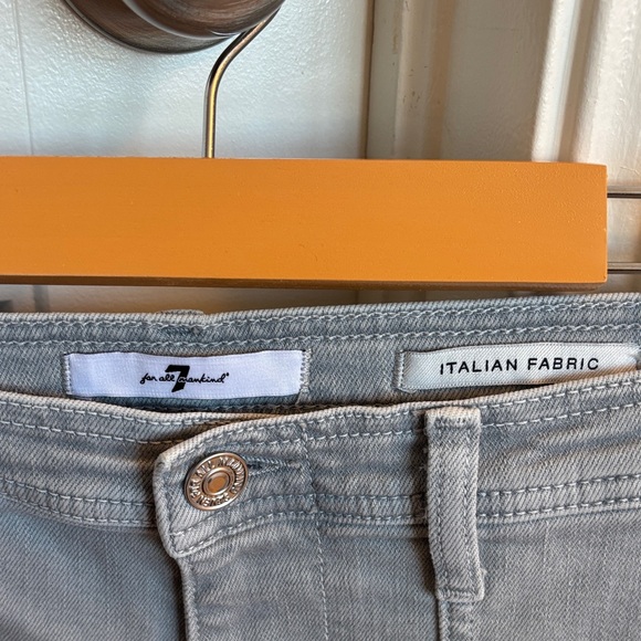 7 For All Mankind Gray Ankle Jeans - Picture 5 of 11